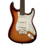Ficha técnica e caractérísticas do produto Guitarra Fender Squier Standard Stratocaster FMT LR Amber Burst