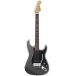 Ficha técnica e caractérísticas do produto Guitarra Fender Stratocaster Mexicana Floyd Rose Blacktop Titanium Silver