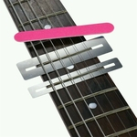 Ficha técnica e caractérísticas do produto Arquivos Polishing set Guitarra fio Polimento Arquivos Set guitarra Proteção Fingerboard Repair Tool