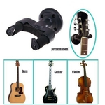 Ficha técnica e caractérísticas do produto Guitarra gancho suporte de montagem na parede de exibição guitarra Keeper para Violino baixo Banjo