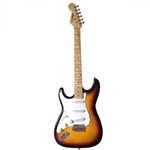Ficha técnica e caractérísticas do produto Guitarra GBSpro Stratocaster Canhoto - Sunburst