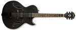 Ficha técnica e caractérísticas do produto Guitarra Hollowbody Black Matte com Case HB17CBK - Washburn PRO-SH