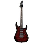 Ficha técnica e caractérísticas do produto Guitarra Ibanez Grx70qa Trb Transparent Red Burst