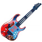 Guitarra Infantil com Luz Homem Aranha Marvel - Toyng 030502