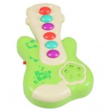Ficha técnica e caractérísticas do produto Guitarra Infantil de Brinquedo Musical para Bebê 18 Meses Verde e Amarelo - Company Kids