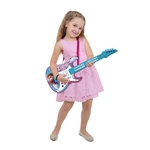 Ficha técnica e caractérísticas do produto Guitarra Infantil Elétrica com Luz - Frozen 2 - Toyng