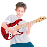 Guitarra Infantil Elétrica Show com Luz - Vermelha - Toyng