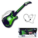 Ficha técnica e caractérísticas do produto Guitarra Infantil Eletrônica Infantil com Mixagem Verde Unik