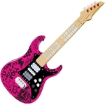 Ficha técnica e caractérísticas do produto Guitarra Infantil Guitarra SHOW Rosa TOYNG 37597