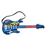Ficha técnica e caractérísticas do produto Guitarra Infantil Hot Wheels Azul Fun 8422-4