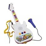 Ficha técnica e caractérísticas do produto Guitarra Infantil Microfone Emite Sons Musicas Deixa Cantar