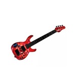 Ficha técnica e caractérísticas do produto Guitarra Infantil Miraculous Ladybug Vermelha - Fun