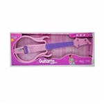Ficha técnica e caractérísticas do produto Guitarra Infantil Musical Som e Luzes Rosa - Company Kids
