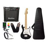 Ficha técnica e caractérísticas do produto Guitarra Infantil Phx Isth 1/2 Preto Amplificador Sheldon