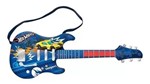 Guitarra Infantil Radical Hot Wheels Luxo - Conecta com Smartphone - Fun