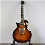Ficha técnica e caractérísticas do produto Guitarra Les Paul Canhota Braço Colado ESP LTD LEC256FMV Dark Brown Sunburst Captação Humbucker
