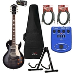 Ficha técnica e caractérísticas do produto Guitarra Les Paul CR 250 TBK Cort Kit Essencial Acessórios