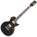 Ficha técnica e caractérísticas do produto Guitarra Les Paul Custom Pro Black Mogno 22 Trastes Epiphone