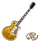 Ficha técnica e caractérísticas do produto Guitarra Les Paul SX EH3D GD Sunburst Dourada Glitter Brilho