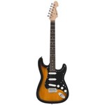 Guitarra Michael Stratocaster Gm 217n Sunburst Black