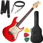 Ficha técnica e caractérísticas do produto Guitarra Mod Fender Tagima Mg32 Vermelho Vintage Capa
