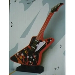 Ficha técnica e caractérísticas do produto Guitarra Musical Enfeite Decoração Caixa Musical