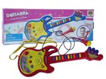 Ficha técnica e caractérísticas do produto Guitarra Musical Infantil 45cm Mic Luz Som 3 Modos - 134256 - Dm Brasil