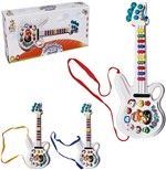 Guitarra Musical Infantil Animais da Fazenda Colors com Luz - Wellmix
