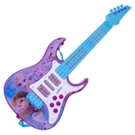 Guitarra Musical Infantil Eletrônica Frozen 2 Azul Disney