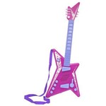 Ficha técnica e caractérísticas do produto Guitarra Musical Infantil Mega Star Rosa - Gama Ud