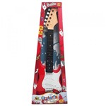 Guitarra Musical Rock Star Infantil Cordas de Aço - Vermelho - Newmix