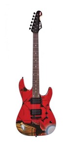 Ficha técnica e caractérísticas do produto Guitarra Phoenix Marvel Iron Man Gmi-1