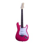 Ficha técnica e caractérísticas do produto Guitarra Phoenix Stratocaster com Afinador Rosa ST1T PK