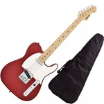 Guitarra Phx Telecaster Tl 1 Tl1 Cor Vermelho Vinho Capa Bag