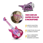 Ficha técnica e caractérísticas do produto Guitarra Rock Star Rosa Zoop Toys