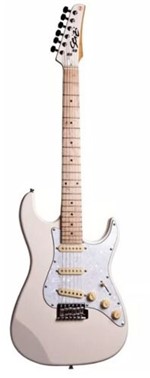Ficha técnica e caractérísticas do produto Guitarra Seizi Vision Mp Strato Ivory Escudo Branco Perolado