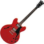 Guitarra Semi Acustica Cort Vermelha 2 Hambucker Source Bvcr