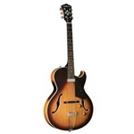 Ficha técnica e caractérísticas do produto Guitarra Semi Acústica Cutway Tobacco Sunburst - Hb15cts - com Bag - Washburn
