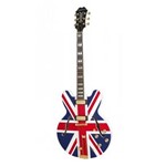 Ficha técnica e caractérísticas do produto Guitarra Semi-Acústica Epiphone Sheraton Union Jack - Limited Edition, com Case