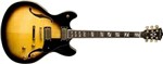Ficha técnica e caractérísticas do produto Guitarra Semi Acustica Tabacco Sunburst com Case - Hb35ts (case) - Washburn