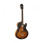 Ficha técnica e caractérísticas do produto Guitarra Semi Acústica Washburn HB15CTS Cutway Tobacco Sunburst com Bag