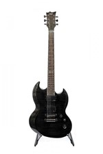 Guitarra Sg Ltd By Esp Viper 200 Fm See Thru Black