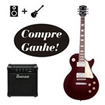 Ficha técnica e caractérísticas do produto Guitarra Shelter Nashville Wine Red, com 1 Amplificador Combo IBZ10G Ibanez 10W