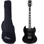 Ficha técnica e caractérísticas do produto Guitarra Shelter Sg Detroit com Bag Det305 Gb - BK