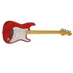 Ficha técnica e caractérísticas do produto Guitarra St Standard Michael Stonehenge Vermelha em Solidwood com 3 Captadores Single Coil