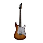 Ficha técnica e caractérísticas do produto Guitarra Stone Stratocaster Escala em Rosewood HSS Honeyburst - Seizi