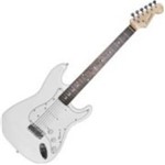 Ficha técnica e caractérísticas do produto Guitarra Strato Branca - STR-W - Benson - 002322