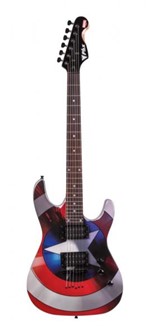 Ficha técnica e caractérísticas do produto Guitarra Strato Capitão America Gmc-1 - Phoenix Marvel
