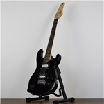 Ficha técnica e caractérísticas do produto Guitarra Strato 2 Humbucker GTU-1/GRE BK Preta - Waldman