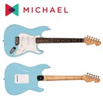 Guitarra Strato Retro Strato Michael Standar Gm217n Lb Azul